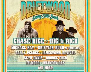 Go Country 105 Presents Driftwood: Country Music, Craft Beer & BBQ Festival Announces Band Performance Times, Brewery Highlights & More; Nov 10-11 At Doheny State Beach With Chase Rice, Big & Rich & More