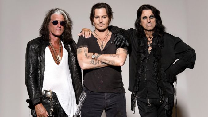 The Hollywood Vampires (Alice Cooper, Joe Perry, Johnny Depp) Announce Tour Dates