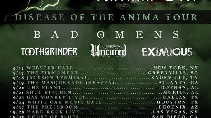 LACUNA COIL AND ALL THAT REMAINS ANNOUNCE DISEASE OF THE ANIMA CO-HEADLINE TOUR