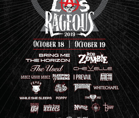 LAS RAGEOUS Announces Band Performances Times For Oct 18-19 at the Downtown Las Vegas Events Center
