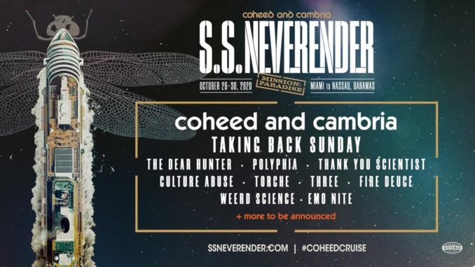 Coheed and Cambria and Sixthman Partner for Inaugural Cruise with Special Guests Taking Back Sunday