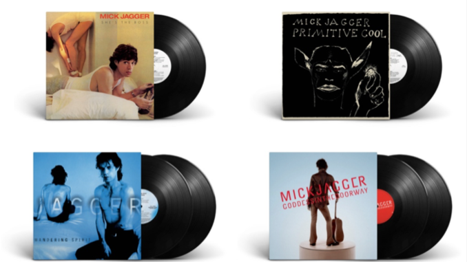 Mick Jagger Solo Album Catalog Comes To 180-Gram, half-speed remastered Vinyl (To Be Released 12/6)