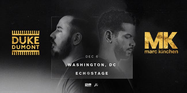 MK Comes To Washington DC's Echostage with Duke Dumont This Friday, December 6
