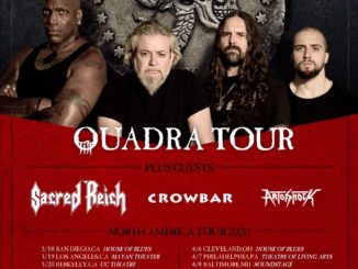 SEPULTURA - Announces Their Quadra 2020 North American Tour!