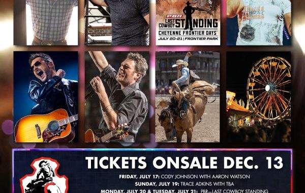Blake Shelton, Eric Church, Thomas Rhett, Trace Adkins, Cody Johnson & More Set To Perform During Cheyenne Frontier Days™ Kicking Off July 17, 2020