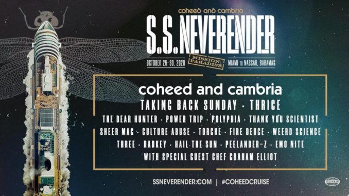 Coheed and Cambria Adds Thrice, Power Trip, Sheer Mag and More to Inaugural SS Neverender Cruise