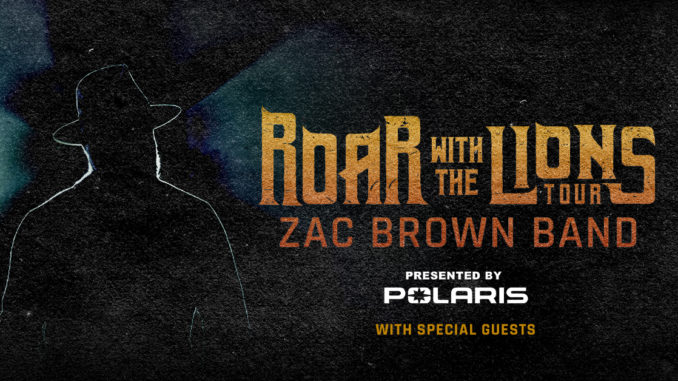 ZAC BROWN BAND ANNOUNCES SUMMER 2020 “ROAR WITH THE LIONS TOUR” PRESENTED BY POLARIS