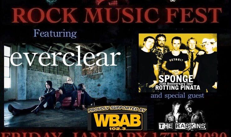 EVERCLEAR, SPONGE, AND THE RASKINS SET FOR LONG ISLAND’S MASQUERADE ROCK MUSIC FEST