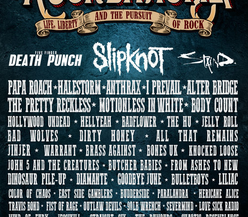 Rocklahoma 2020: Slipknot, Five Finger Death Punch, Staind, Papa Roach, Halestorm, Anthrax & Many More; America's Biggest Memorial Day Weekend Party Returns May 22, 23 & 24 in Pryor, OK