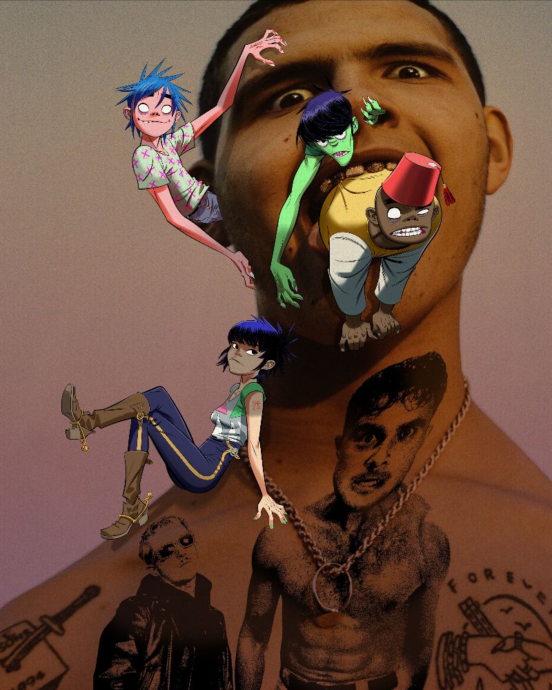 Russel gorillaz age