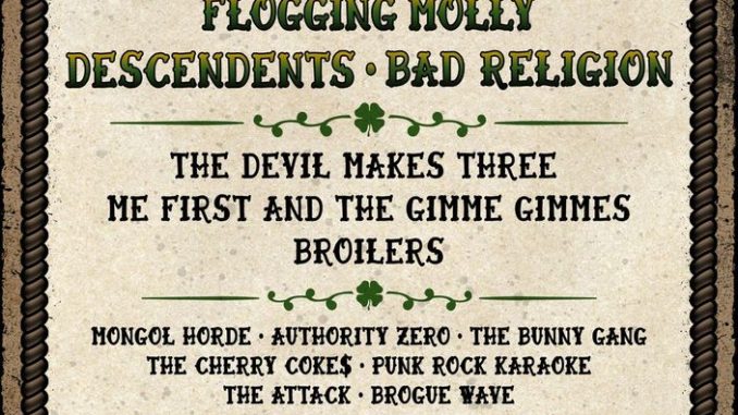 Flogging Molly’s Salty Dog Cruise 2020 Lineup Announced Feat. Descendents, Bad Religion, The Devil Makes Three And Many More!