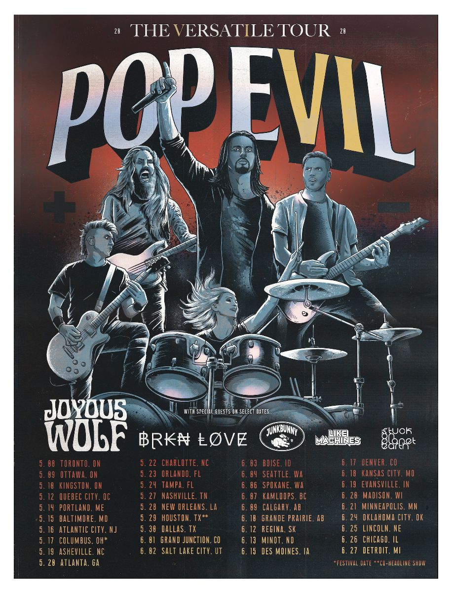 Pop Evil Announce New Tour Dates 🚍 Side Stage Magazine