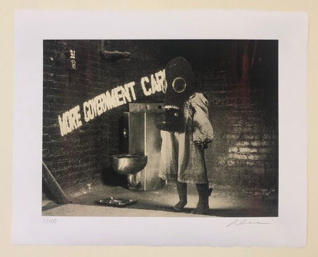Dave Navarro (lifeafterdeath) / Punk Rock & Paintbrushes Release Limited Edition Art Print For Charity; "More Government Care?" Inspired By COVID-19 Crisis & U.S. Treatment Of Immigrant Children