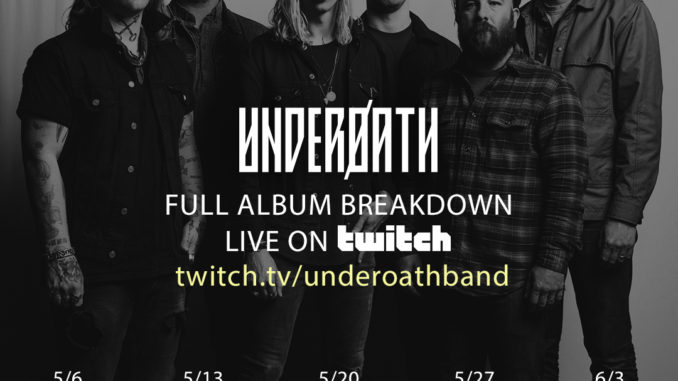 Here's The Deal For This Week's Underoath Twitch Series