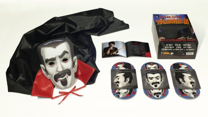 Frank Zappa's Epic 1981 Halloween Concert Immortalized With King-Size Six-Disc "Halloween 81" Costume Box Set Featuring More Than 70 Unreleased Tracks And Count Frankula Mask & Cape