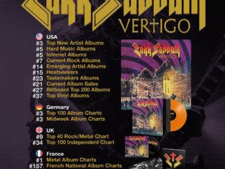 ZAKK SABBATH "Vertigo" – Black Sabbath tribute album enters charts
