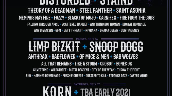 2021 Rock Fest Lineup Is Out!