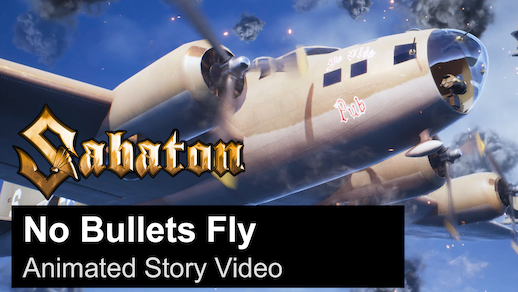 SABATON REVEAL ANIMATED VIDEO FOR "NO BULLETS FLY"