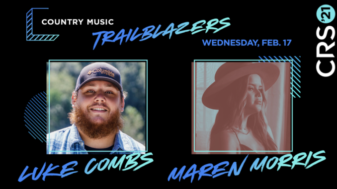 Luke Combs and Maren Morris Join NPR Music’s Ann Powers for Discussion During CRS 2021: The Virtual Experience