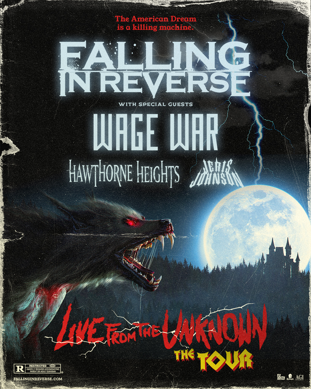 Falling In Reverse Announce “Live From the Unknown” Winter 2022