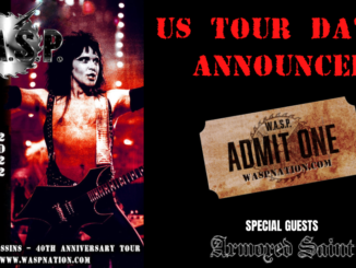 W.A.S.P. Announce 40th Anniversary World Tour U.S. Dates