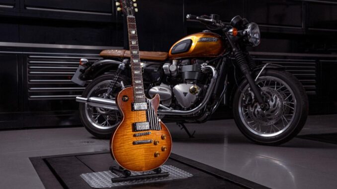 Triumph + Gibson - Create A One-Of-A-Kind Custom Guitar and Motorcycle For The Distinguished Gentleman's Ride
