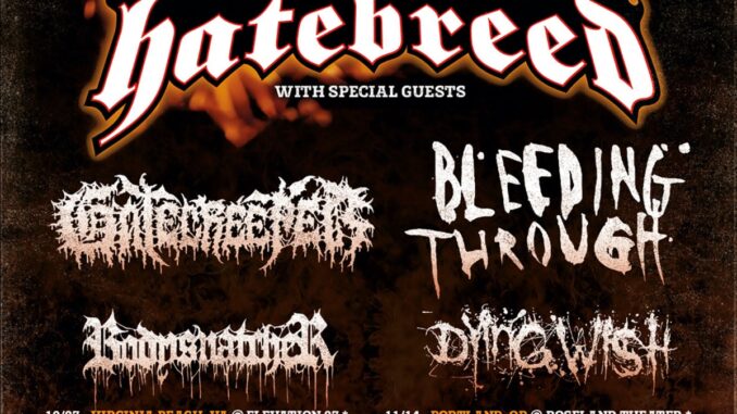 Hatebreed Announce "20 Years of Perseverance" Tour