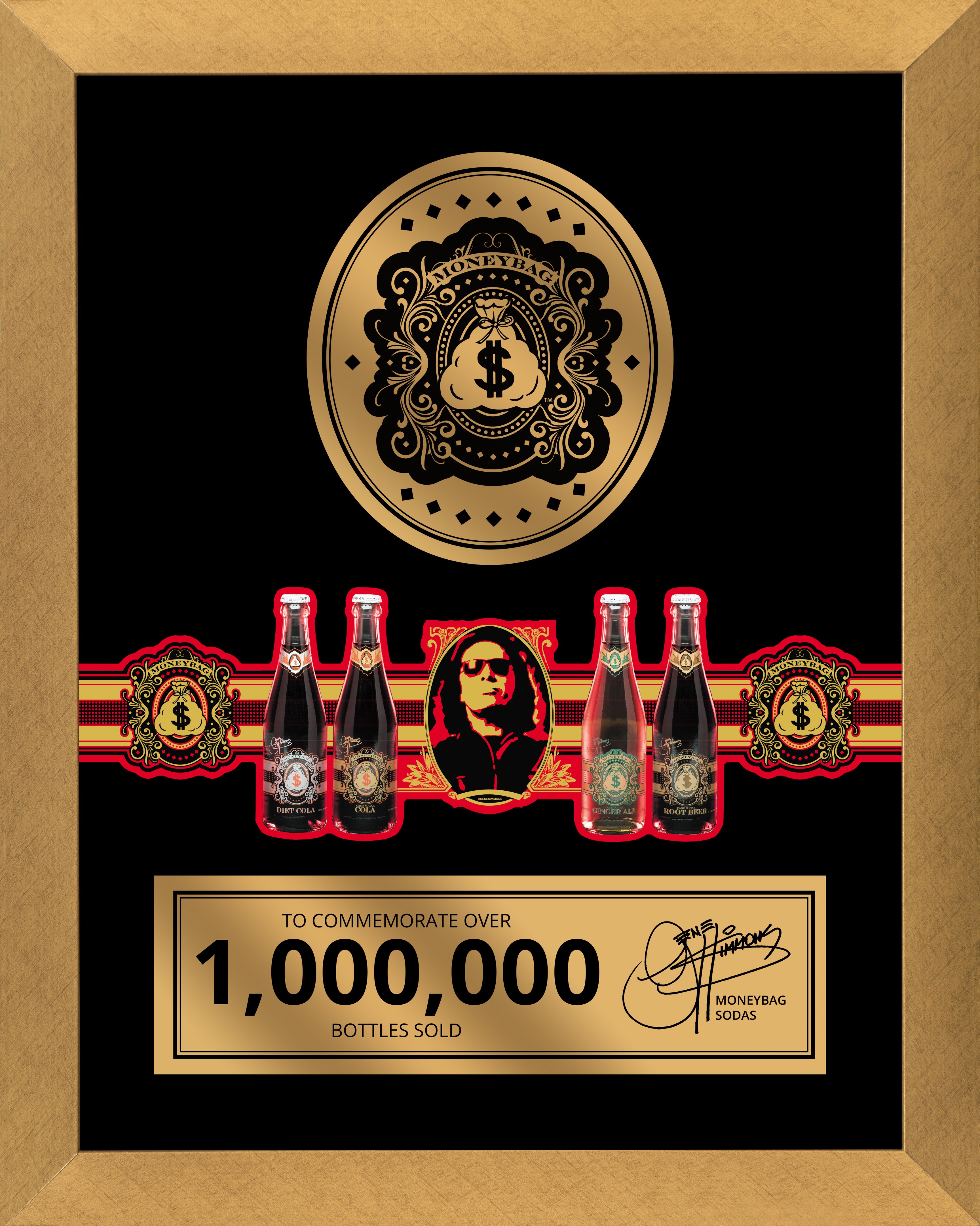 Gene Simmons Moneybag Sodas Ships One Million Bottles, Announces Vacation Like a Rock Star Contest!