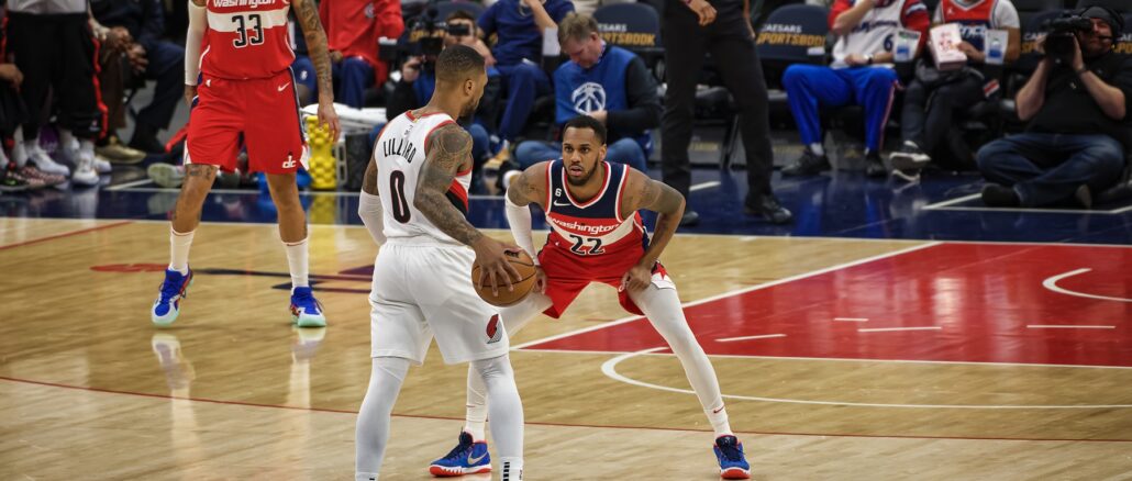 The Washington Wizards Fall To The Portland Trailblazers 124-116 Capital One Arena 2-3-2023 Photo Gallery