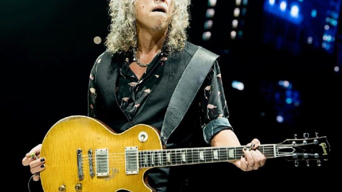 Kirk Hammett: Gibson Partners with Metallica Guitarist To Recreate “Greeny,” His Iconic 1959 Les Paul Standard Burst Guitar