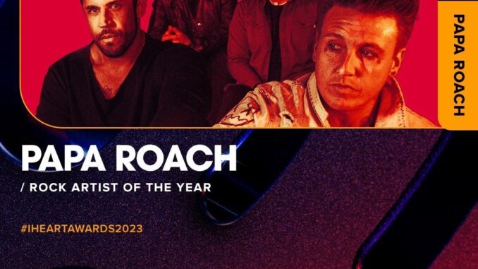 Papa Roach Named 'Rock Artist Of The Year' At iHeartRadio Music Awards