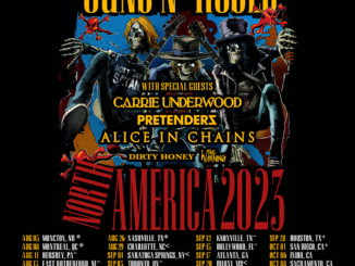 GUNS N’ ROSES ANNOUNCE CARRIE UNDERWOOD, THE PRETENDERS, ALICE IN CHAINS, THE WARNING, AND DIRTY HONEY WILL SUPPORT 2023 WORLD TOUR ON SELECT DATES