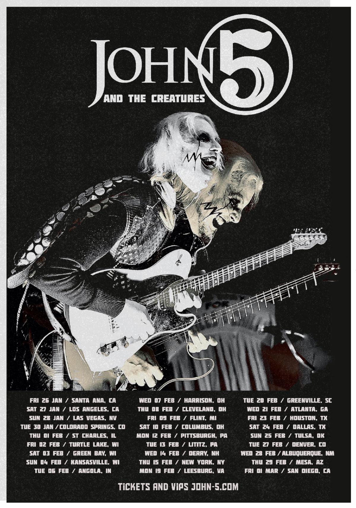 john 5 tour schedule
