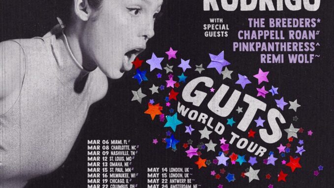 OLIVIA RODRIGO ANNOUNCES 2024 GUTS WORLD TOUR