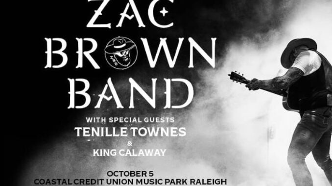 Zac Brown Band- Coastal Credit Union Music Park, Raleigh NC. 10-5-2023