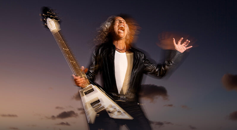 Kirk Hammett of Metallica and Epiphone Unveil the 1979 Flying V, Honoring One of the Most Important Heavy Metal Guitars of All Time