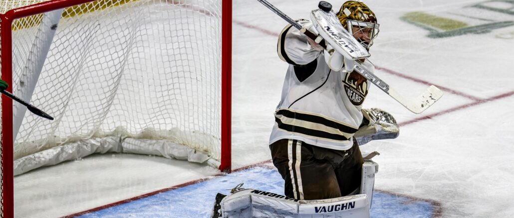 Pierrick Dubé Lifts The Hershey Bears to a 2-1 Victory Over The Iowa Wild