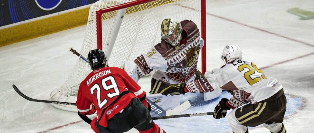 The Hershey Bears Drop Final Game of the Weekend to the Charlotte Checkers, 3-1