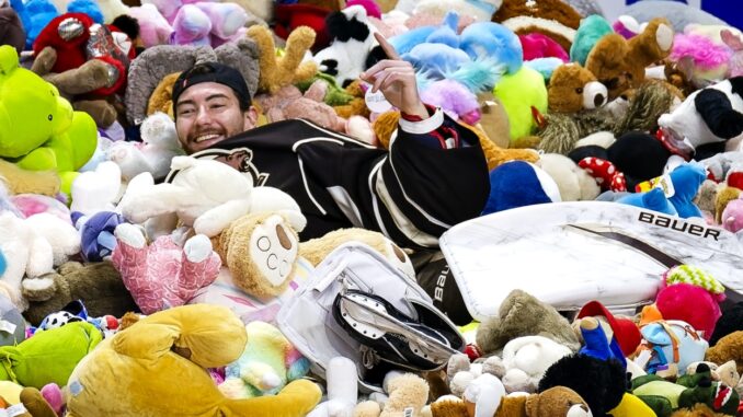 Bears Celebrate Teddy Bear Toss with 3-2 Overtime Win, Record Collection