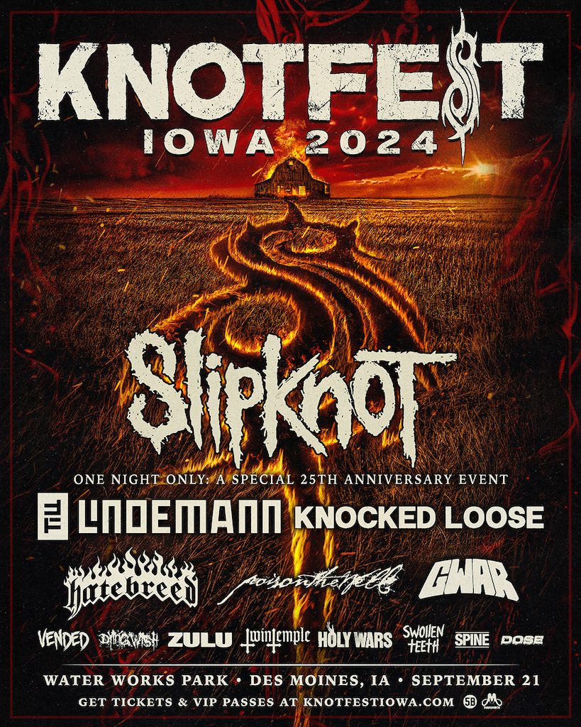 KNOTFEST Announces 2024 Lineup: SLIPKNOT, Till Lindemann
