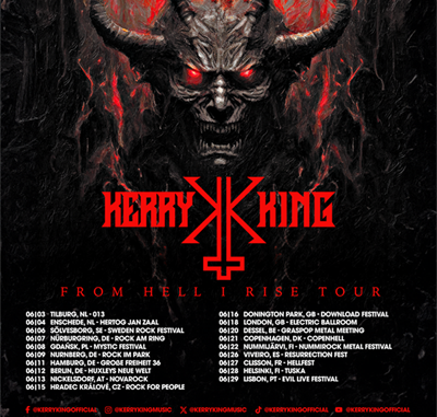 Kerry King LP Out today • Euro Tour Kicks Off June 3 • New video for "Toxic"