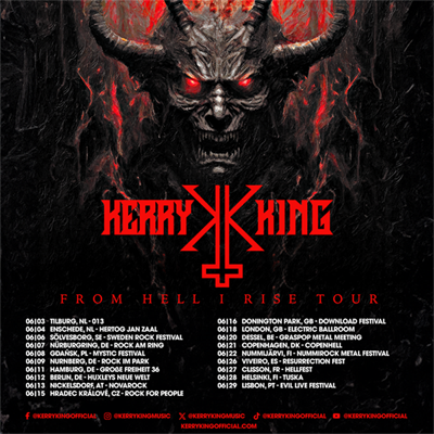 Kerry King LP Out today • Euro Tour Kicks Off June 3 • New video for "Toxic"