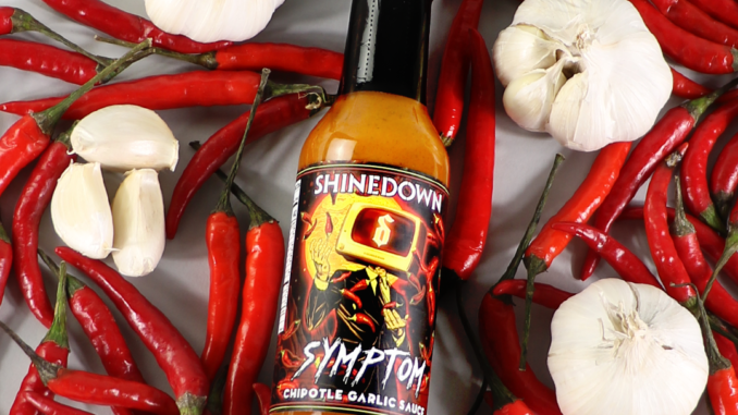 Shinedown Announces New Line of Hot Sauces – Symptom Chipotle Garlic Sauce Available Now!