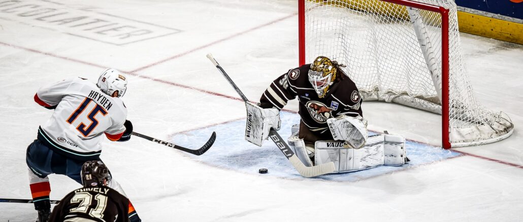 Bears Open Calder Cup Finals with 4-3 Loss to Firebirds