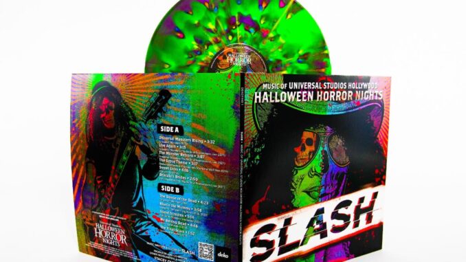 SLASH ‘Music Of Universal Studios Hollywood – Halloween Horror Nights,' Limited Edition 11-Song, Vinyl-Only Soundtrack Available Now