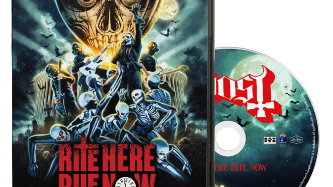 GHOST: RITE HERE RITE NOW Available for Pre-Order in 4K, Blu-Ray, DVD, VHS