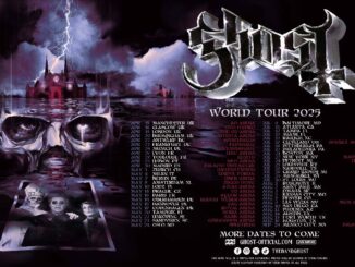 GHOST: WORLD TOUR 2025 TICKETS ON SALE HALLOWEEN WEEKEND