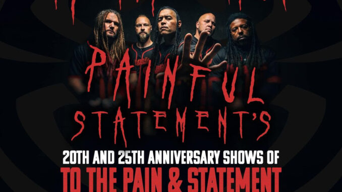 NONPOINT Announce The Painful Statements Tour with Special Guests Crobot and Heartsick ​    　 