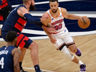 The Golden State Warriors beat the Washington Wizards 125-112