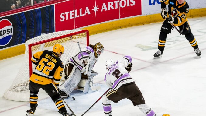 Bears Drop 5-4 Contest to Penguins